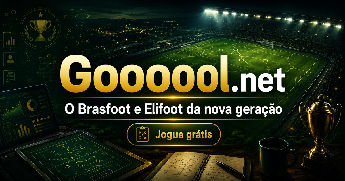 Goooool.net, jogo de técnico de futebol inspirado em Brasfoot e Elifoot